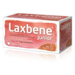 LAXBENE junior Cola-Geschmak 30X4 g Pulver zur Herstellung einer Lösung zum Einnehmen
