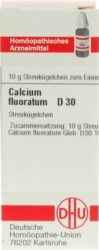 CALCIUM FLUORATUM D 30 Globuli 10 g Globuli