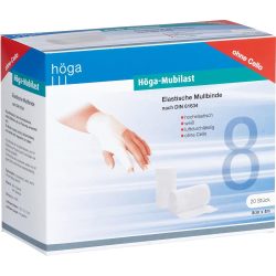 HÖGA MUBILAST Fixierbinde 8 cmx4 m o.Cellophan 20 St Binden