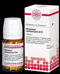 STRONTIUM CARBONICUM D 12 Tabletten 80 St Tabletten
