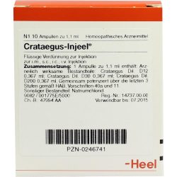 CRATAEGUS INJEEL Ampullen 10 St Ampullen