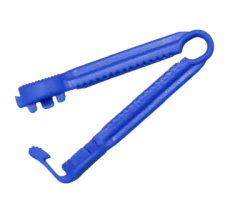 KATHETERKLEMME blau unsteril 1 St