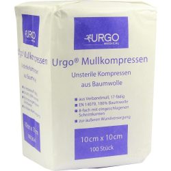 URGO MULLKOMPRESSEN 10x10 cm unsteril 100 St Kompressen
