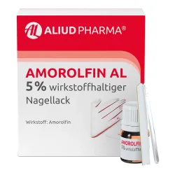 ALIUD Pharma GmbH, Amorolfin AL 5% Nagellack bei Nagelpilz