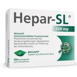 HEPAR SL 320 mg Hartkapseln 100 St Hartkapseln