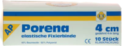 PORENA elast.Mullbinde 4 cm weiß o.Cello 10 St Binden