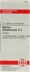 NATRIUM PHOSPHORICUM D 6 Tabletten 80 St Tabletten