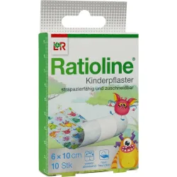 Ratioline Kinderpflaster 6 x 10 cm 10 St Pflaster