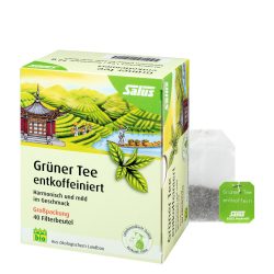 Salus Grüner Tee entkoffeiniert 40 St Filterbeutel
