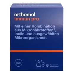 orthomol immun pro - Inulin, Mikronährstoffe und ausgewählte Mikroorganismen - Granulat/Kapseln