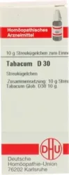 TABACUM D 30 Globuli 10 g Globuli
