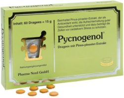 PYCNOGENOL KIEFERNRINDENEXTRAKT Pharma Nord Drag. 60 St Dragees