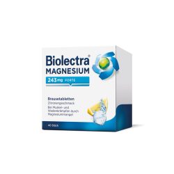 Biolectra MAGNESIUM 243mg FORTE Zitrone +10 % Rabatt* 40 St Brausetabletten
