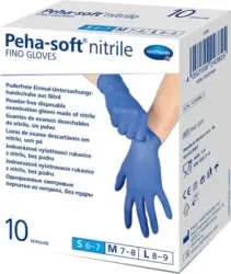 PEHA-SOFT nitrile fino Unt.Hands.unsteril pf S 10 St Handschuhe