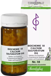 BIOCHEMIE 18 Calcium sulfuratum D 6 Tabletten 200 St Tabletten