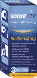 SNOREEZE Schnarchlinderung Rachenspray 23.5 ml Spray