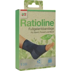 Ratioline Fußgelenkbanadage S 1 St Bandage