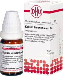 KALIUM BICHROMICUM D 6 Globuli 10 g Globuli