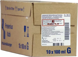 KOCHSALZLÖSUNG 0,9% Glasfl.Fresenius 10X100 ml Infusionslösung
