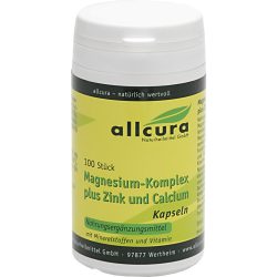 MAGNESIUM KOMPLEX m.Zink+Calcium Kapseln 100 St Kapseln