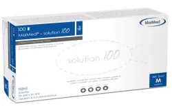 MaiMed solution 100 blau Nitril Untersuchungshandschuhe M ungepudert 100 St Handschuhe