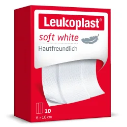 Leukoplast soft white 6 cm x 10cm 10 St Pflaster