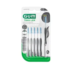 GUM TRAV-LER Interdentalbürste 2,6mm dunkelgrau 6 St Zahnbürste