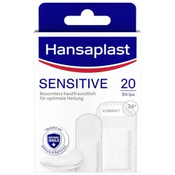 Hansaplast SENSITIVE 20 Strips 20 St Pflaster