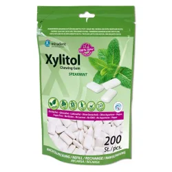 miradent Xylitol Chewing Gum Spearmint 200 St Kaugummi