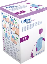 UNIFINE Pentips plus Kanüle 31 G 6 mm 100 St Kanüle