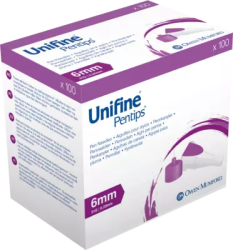 UNIFINE Pentips Kanüle 31 G 0,33x6 mm 100 St Kanüle