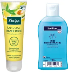 Kneipp Sekunden Handcreme + Sterillium Händedesinfektion Set 1 Sparset