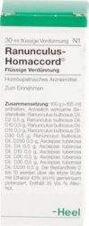 RANUNCULUS HOMACCORD Tropfen 30 ml Tropfen