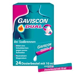 GAVISCON DUAL Bei Sodbrennen 24X10 ml Suspension