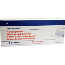 KURZZUGBINDE Cottonelast 8 cmx5 m 10 St Binden