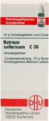 NATRIUM SULFURICUM C 30 Globuli 10 g Globuli
