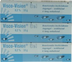 VISCO Vision Gel 3X10 g Augengel