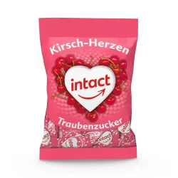 intact Herzen Traubenzucker 75 g Bonbons
