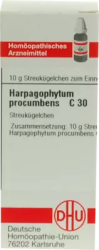 HARPAGOPHYTUM PROCUMBENS C 30 Globuli 10 g Globuli