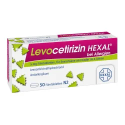 Levocetirizin HEXAL 50 St Filmtabletten