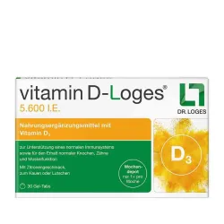 vitamin D-Loges 5.600 I.E.  30 St Kautabletten