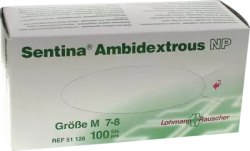 SENTINA Ambidextrous Unters.Hands.puderfr.Gr.M 100 St Handschuhe