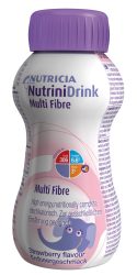 NutriniDrink Multi Fibre Erdbeere 200 ml Flüssigkeit