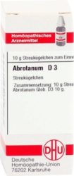ABROTANUM D 3 Globuli 10 g Globuli
