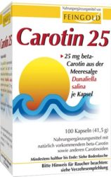 CAROTIN 25 Feingold Kapseln 100 St Kapseln