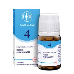 DHU Schüßler-Salz Nr. 4 Kalium chloratum D6  80 St Tabletten