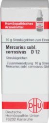 MERCURIUS SUBLIMATUS corrosivus D 12 Globuli 10 g Globuli