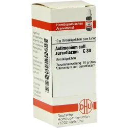 ANTIMONIUM SULFURATUM aurantiacum C 30 Globuli 10 g Globuli