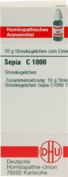 SEPIA C 1000 Globuli 10 g Globuli