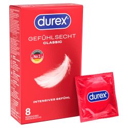 durex Gefühlsecht CLASSIC 8 St Kondome
